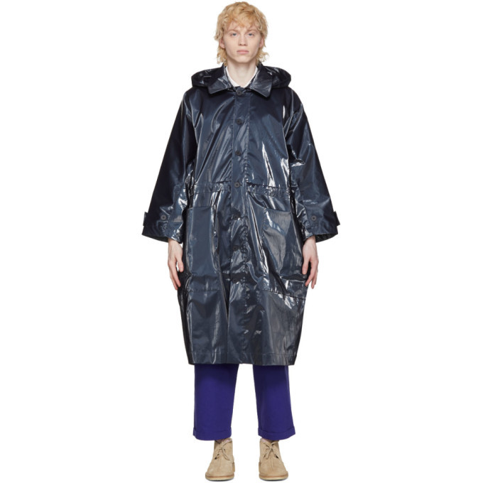 Toogood Black The Ploughman Coat, $623 | SSENSE | Lookastic