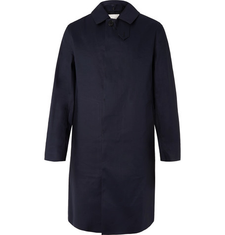 MACKINTOSH Dunkeld Bonded Cotton Raincoat, $1,215 | MR PORTER