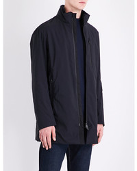 Armani Collezioni Faux Fur Lined Quilted Raincoat