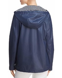 Aqua Hooded Raincoat 100%