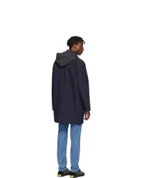 Levis Made and Crafted Navy Lmc Drovers Coat