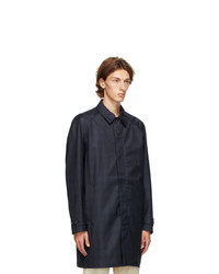 Norse Projects Navy Svalbard 3 Layer Coat