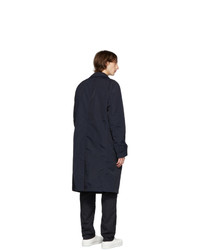 Comme des Garcons Homme Navy Three Layer Coat