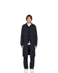 Comme des Garcons Homme Navy Three Layer Coat