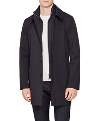 Reiss Perrin Mac Coat With Removable Neck Inset