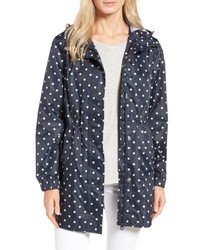 Joules Right As Rain Packable Print Hooded Raincoat