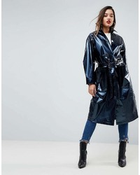 Asos Trench In High Shine