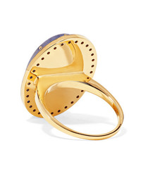 Andrea Fohrman 14 Karat Gold Multi Stone Ring