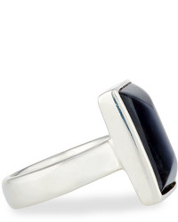 Stephen Dweck Faceted Rectangular Labradorite Ring