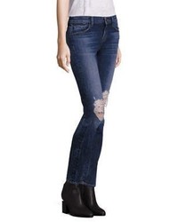J Brand 620 Distressed Super Skinny Jeans