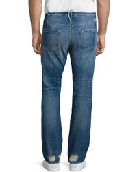 3x1 3 X 1 M3 Allman Slim Distressed Jeans Dark Gray