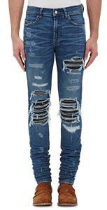Vil fornærme arkiv Amiri Mx1 Jeans Blue, $1,040 | Barneys New York | Lookastic
