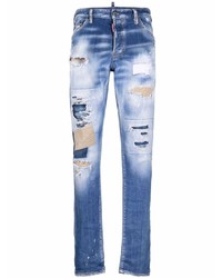 DSQUARED2 Bleach Effect Jeans