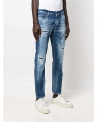 Dondup Bleached Wash Detail Jeans