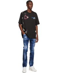 DSQUARED2 Blue Icon Spray Cool Guy Jeans