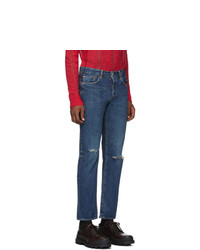 Moussy Vintage Blue Limeport Straight Jeans