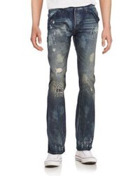Cult of Individuality Buckeye Distressed Straight Leg Jeans