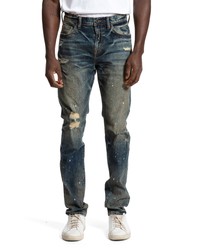 PRPS Cayenne Distressed Super Skinny Jeans In Blue At Nordstrom
