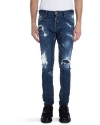 DSQUARED2 Cotton Blend Distressed Jeans