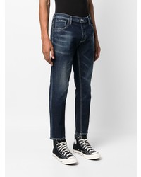 Dondup Cropped Contrast Stitch Jeans