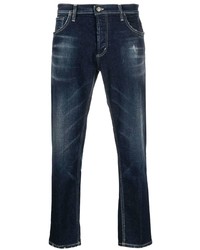 Dondup Cropped Contrast Stitch Jeans