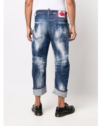 DSQUARED2 Cropped Distressed Effect Jeans