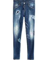 Dsquared2 Cropped Distressed Jeans