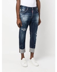 DSQUARED2 Cropped Ripped Jeans