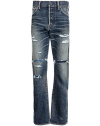 VISVIM Distressed Cropped Jeans