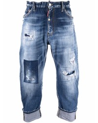 DSQUARED2 Distressed Effect Cropped Jeans