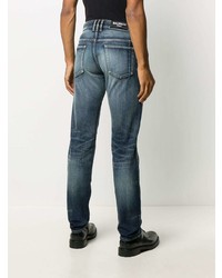 Balmain Distressed Effect Denim Jeans