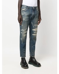 Dolce & Gabbana Distressed Finish Ripped Jeans