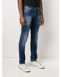 Dondup Distressed Finish Slim Fit Jeans