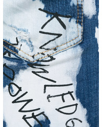 DSQUARED2 Distressed Graffiti Jeans