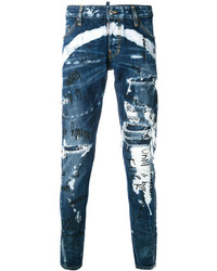 jeans dsquared graffiti