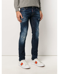 DSQUARED2 Distressed Long Clet Jeans