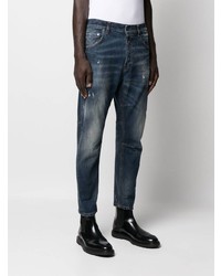Dondup Distressed Mid Rise Jeans