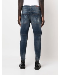 Dondup Distressed Mid Rise Jeans