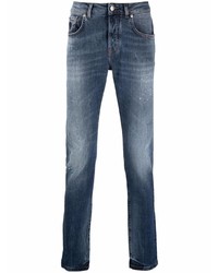 John Richmond Distressed Skinny Cut Jeans