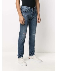 Eleventy Distressed Skinny Jeans