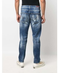 Dondup Distressed Slim Cut Jeans