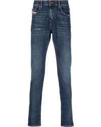 Diesel Distressed Slim Cut Jeans