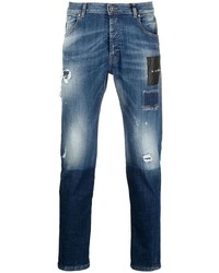 John Richmond Distressed Slim Fit Jeans