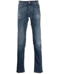 Hand Picked Distressed Slim Fit Jeans