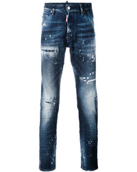 DSQUARED2 Distressed Slim Fit Jeans