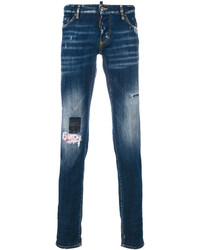 DSQUARED2 Distressed Slim Jeans