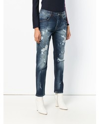 Iceberg Distressed Straight Jeans