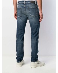 Closed Distressed Straight Leg Jeans