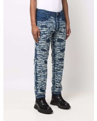 Givenchy Distressed Straight Leg Jeans