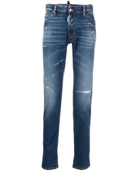 DSQUARED2 Distressed Straight Leg Jeans